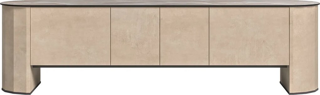 Comodă lemn masiv Sable, 215 × 50 × 79 cm