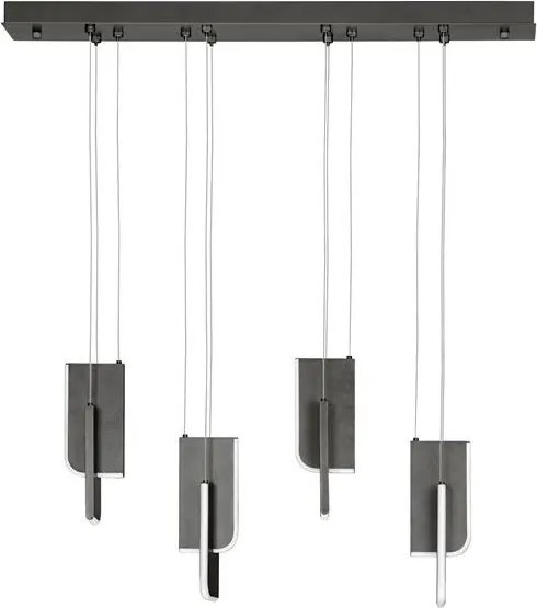 Lustra LED suspendata liniara design decorativ 3000K TOTEM