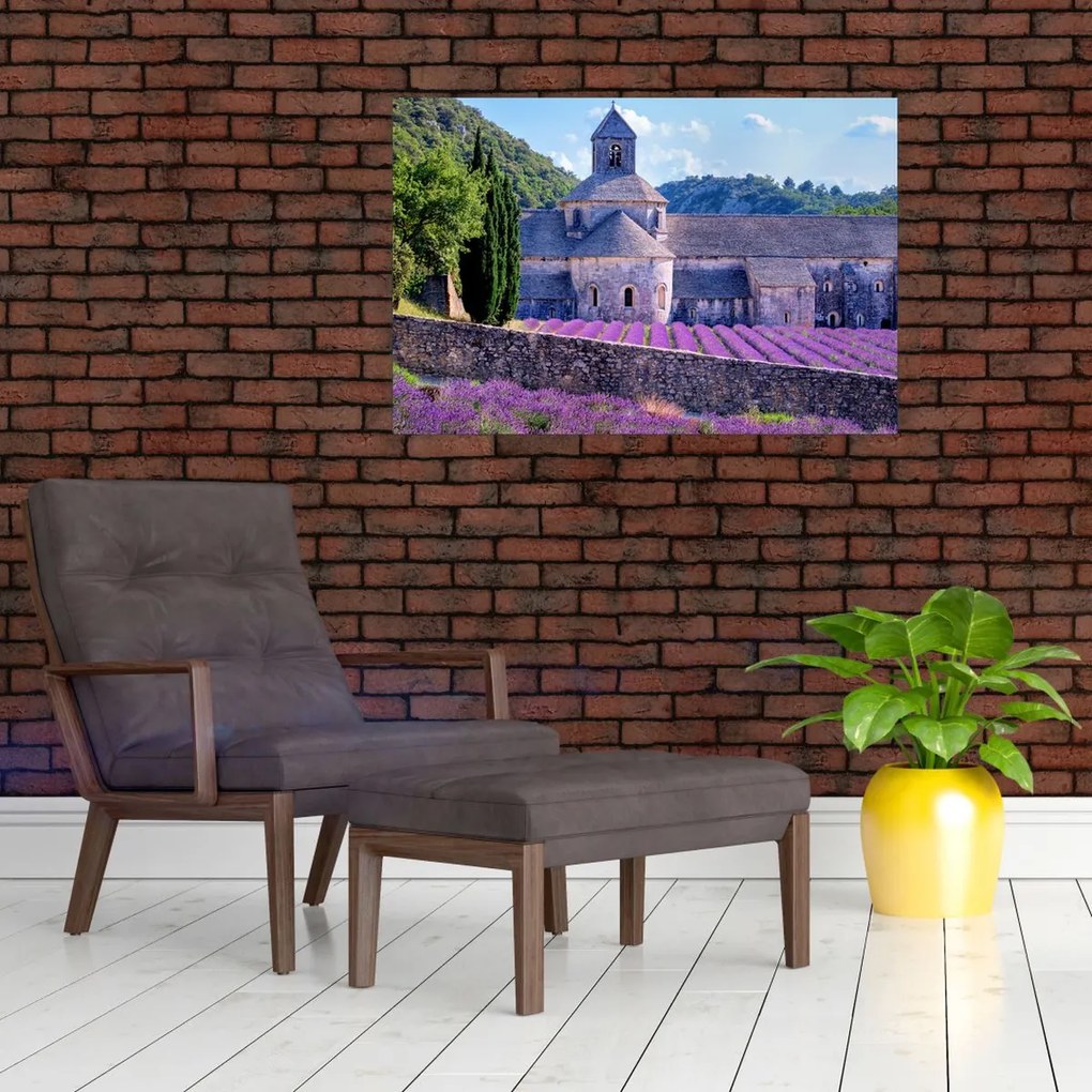 Tablou - Câmp de lavandă (90x60 cm)