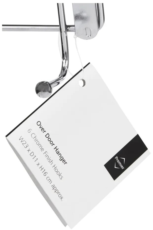 Cuier de ușă argintiu din metal 11 cm Chrome – Premier Housewares