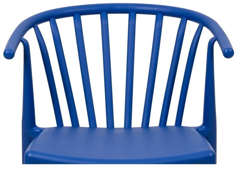 Scaun de grădină albastru din plastic Capri – Bonami Essentials