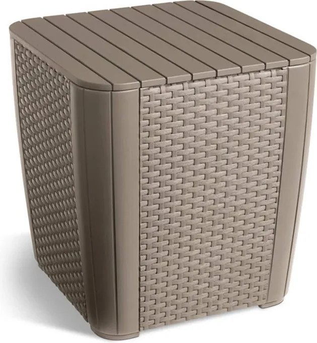 Set mobilier de grădină Iowa Balcon cu masă Luzon cappuccino