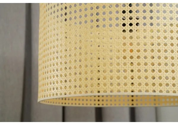 Lustră aplicată ROLLER Duolla RATTAN 1xE27/15W/230V d. 45 cm bej