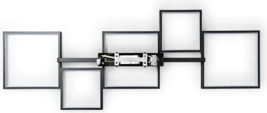 BRILAGI - Plafonieră LED SHIFT/42W/230V 4000K 47,5x122 cm neagră