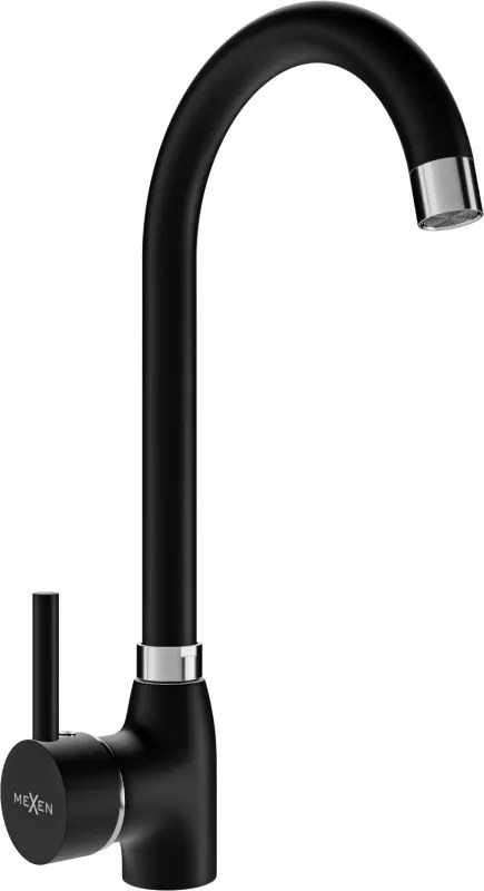 Mexen Telma robinet de bucătărie, negru - 670200-70