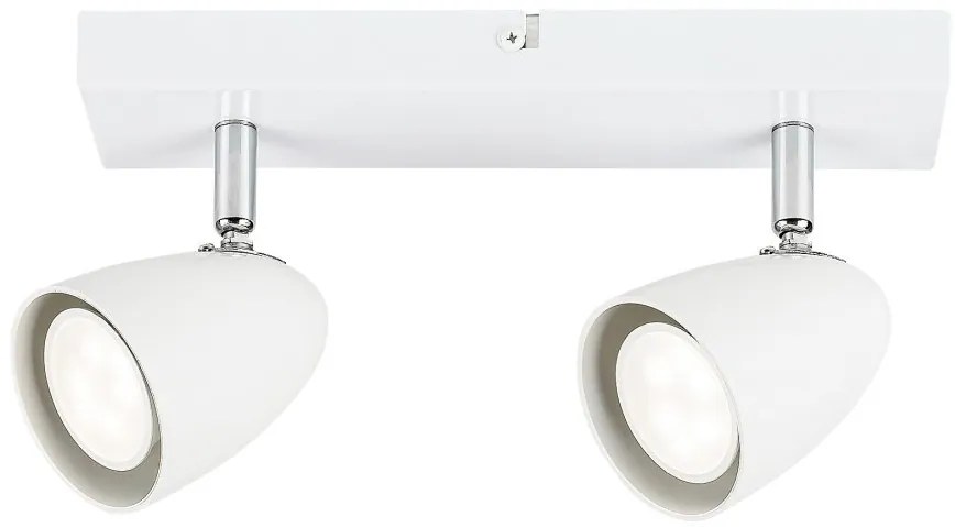 Aplica de Perete cu Spot Directionabil, 2xGU10, Perico alb