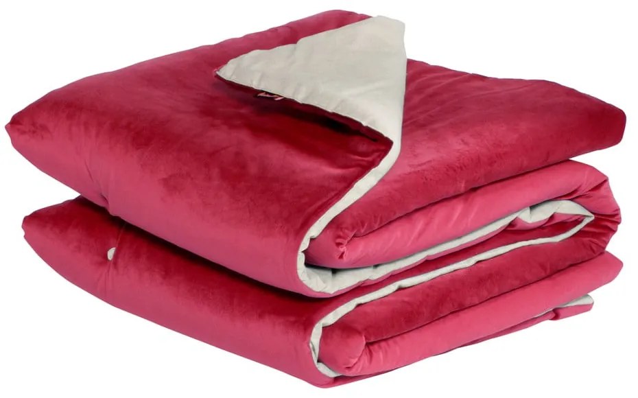 Pled Hartman Jolie, 130 x 170 cm, roșu zmeură