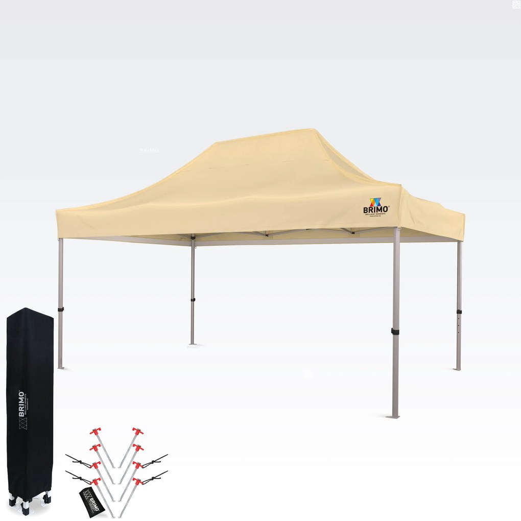 Cort de petrecere pentru grădină 3x4,5 m: Colțul dumneavoastră pentru relaxare și petreceri - fără pereți - Bej