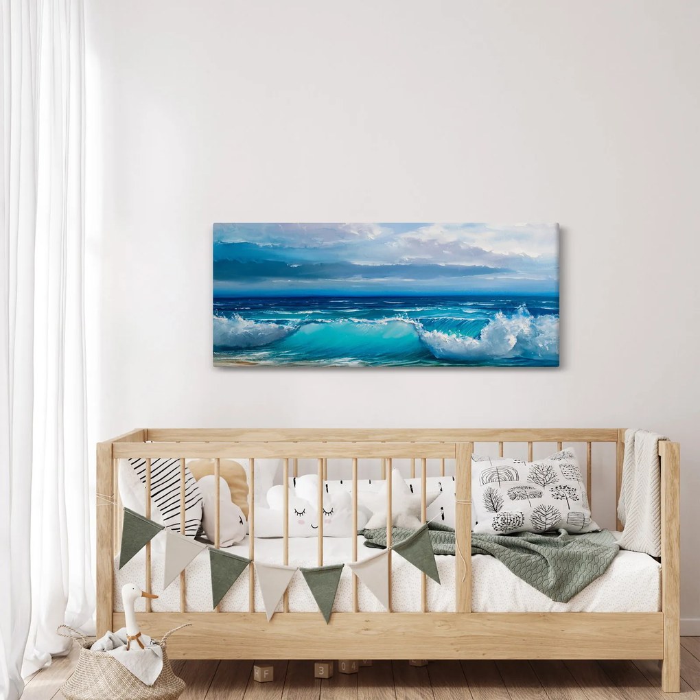 Tablou - Valul mării (120x50 cm)