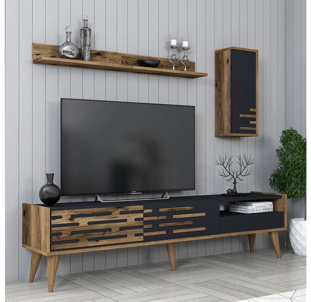 Mobilier living Tonase (Nuc + antracit) . 1095654