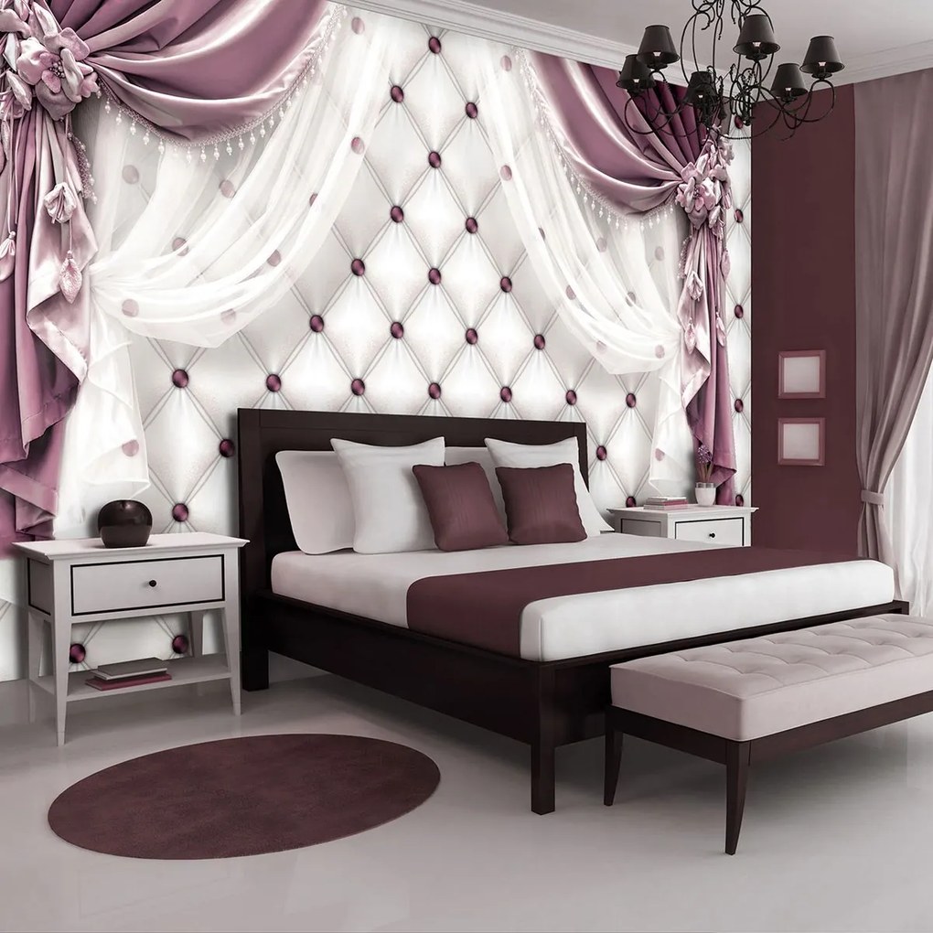 Fototapet - Cortina roz (152,5x104 cm)