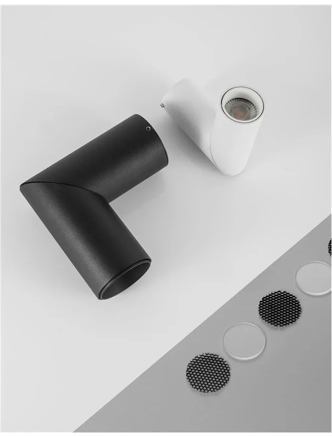 Spot aplicat ajustabil design modern BOSTON negru