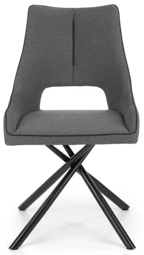 Scaun de bucaterie Varian, gri/negru