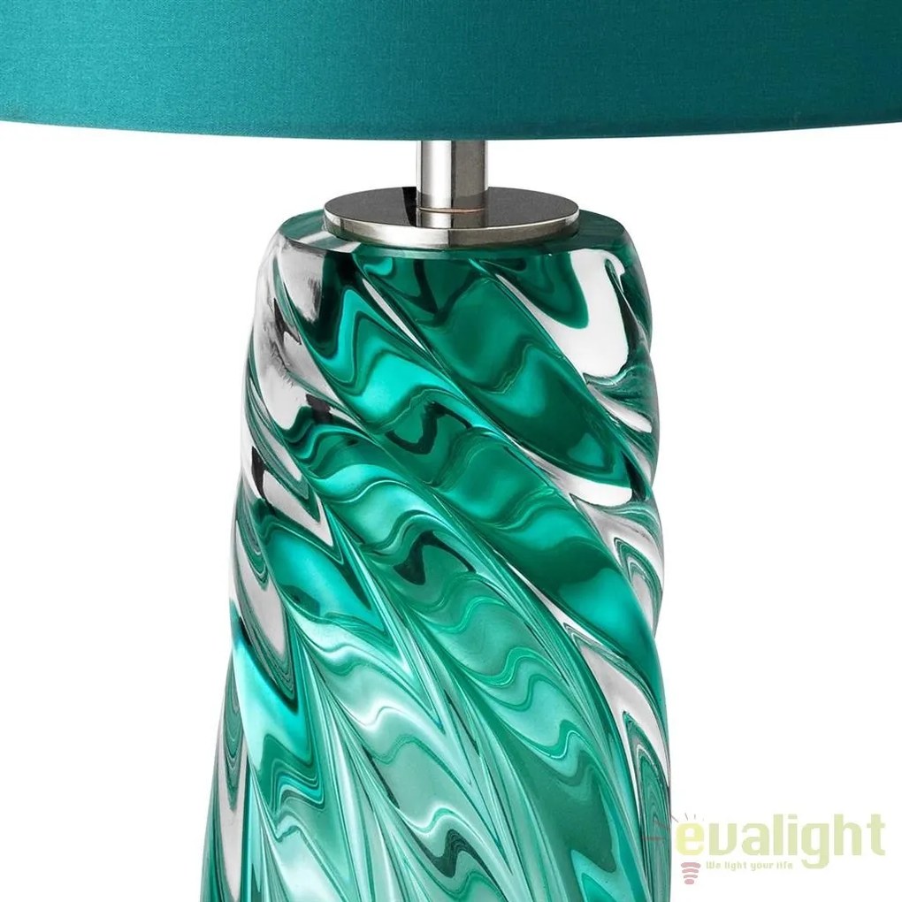 Veioza eleganta design LUX Barron, turcoaz 111602 HZ