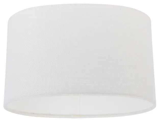 Abajur oval din in alb 25/16/15