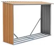Șopron lemne G21 WOH 181, 242 x 75 cm, maro