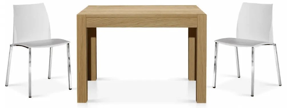 MASA FABIO - FINISAJ STEJAR EXTENSIBILA 110 cm/ 80 cm