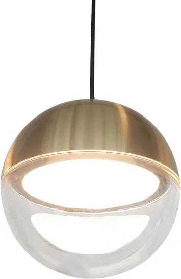 Lustră pe cablu ZIREA LED/7W/230V, aurie