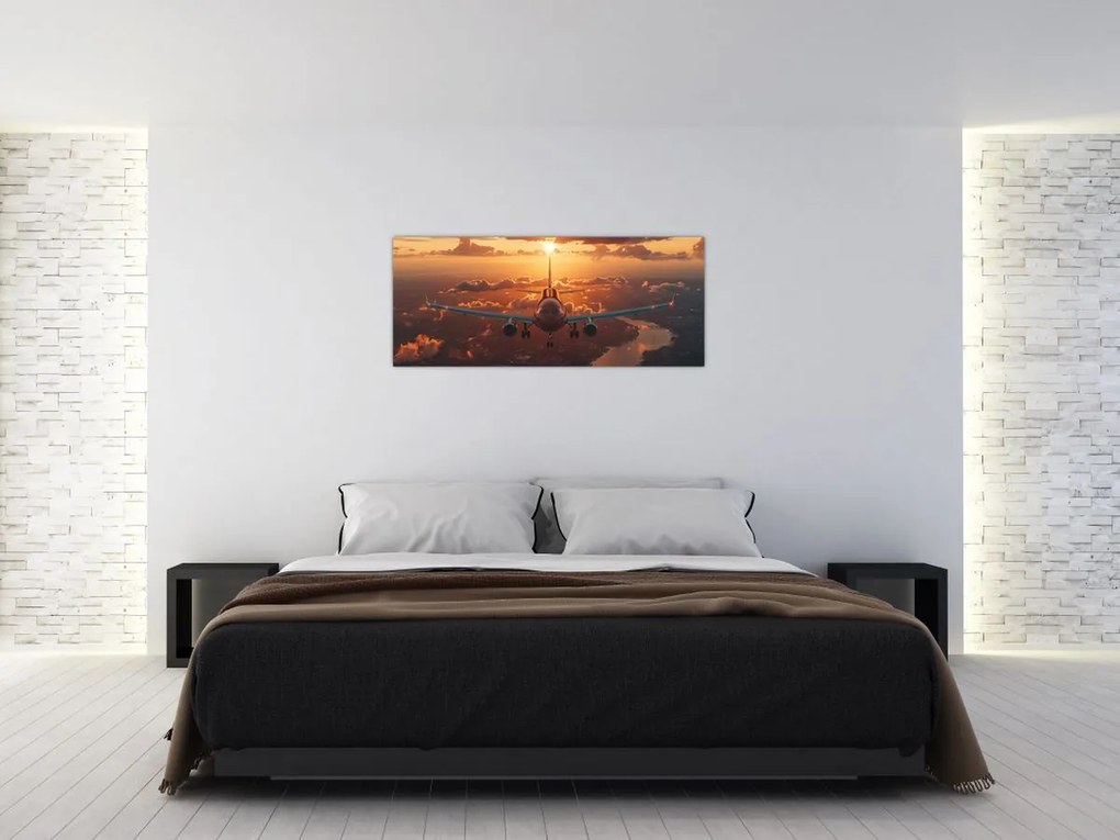 Tablou - Avion de transport (120x50 cm)