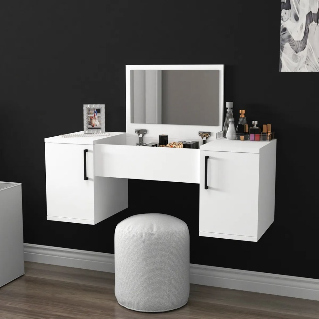Măsuță cosmetică Mercan White