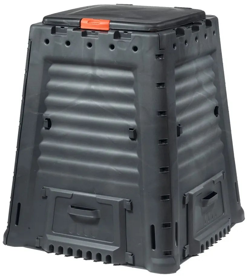 Cutie fără bază pentru compost Keter Mega 650 l, negru