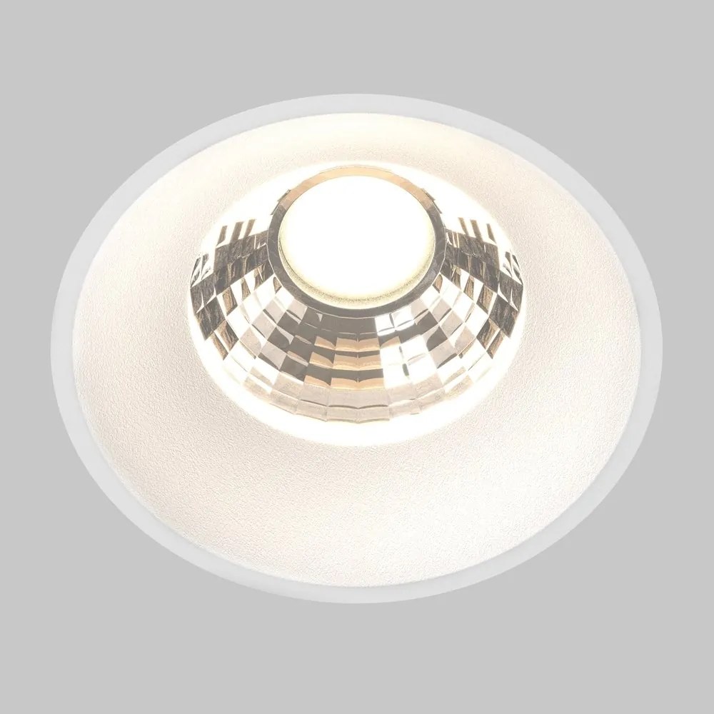 Spot LED incastrabil design tehnic Round D-11,5cm alb