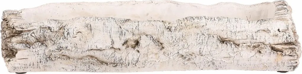 Husă pentru flori - jardiniere, imitație de mesteacăn, 39 x 14 x 8 cm, 39 cm