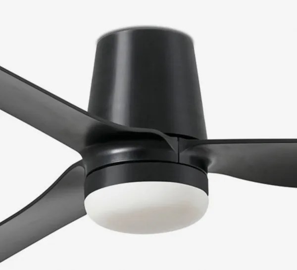 Ventilator LED dimabil FARO 33830WT-1TW PUNT TUB M LED/18W/230V negru d. 132 cm WT + telecomandă