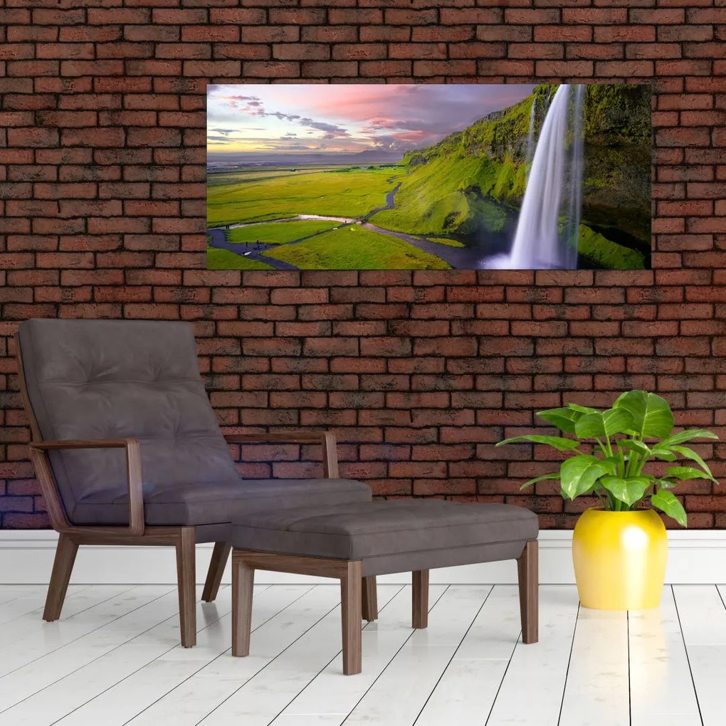 Tablou cu cascade (120x50 cm)