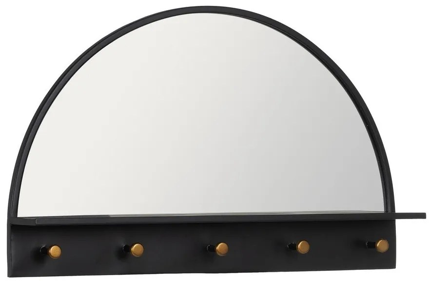 Oglindă de perete cu cuier 69x43 cm – Ixia