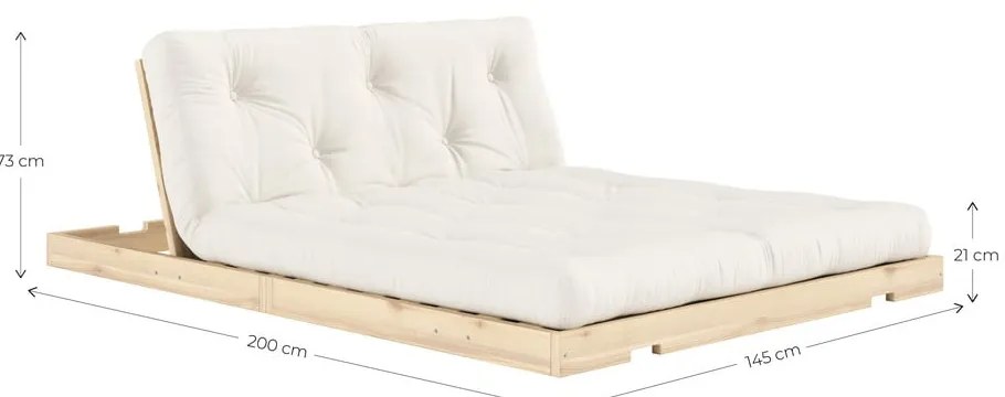 Canapea bej extensibilă 145 cm Flip – Karup Design