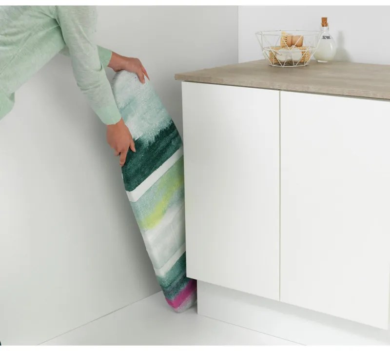 Masa de calcat Brabantia S 1000819, 95x30 cm, Compacta, Carlig de agatat, Multicolor