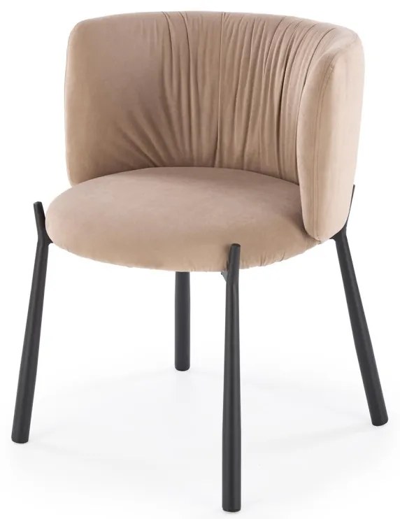 Scaun K531 velvet bej