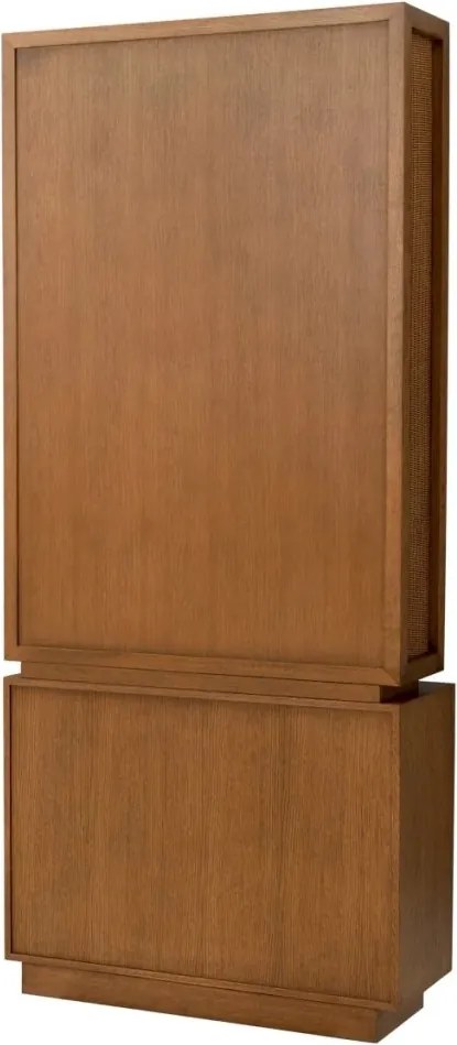 Dulap cu Rafturi Design LUX, Lemn, Rattan, Borchard