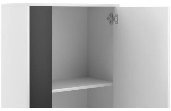 Compoziție pentru living BRICK alb/negru