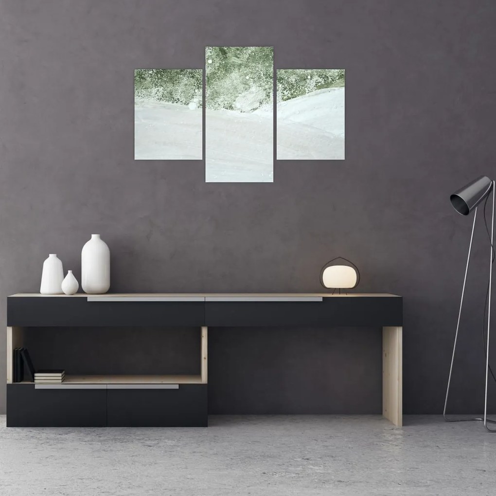 Abstract din pensule (90x60 cm)