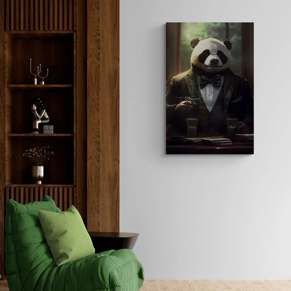 Tablou animal gangster panda