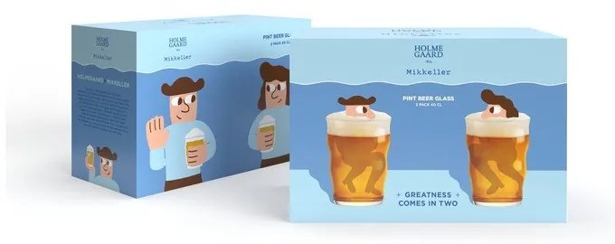 Pahare 2 buc. de bere 400 ml Mikkeller – Holmegaard