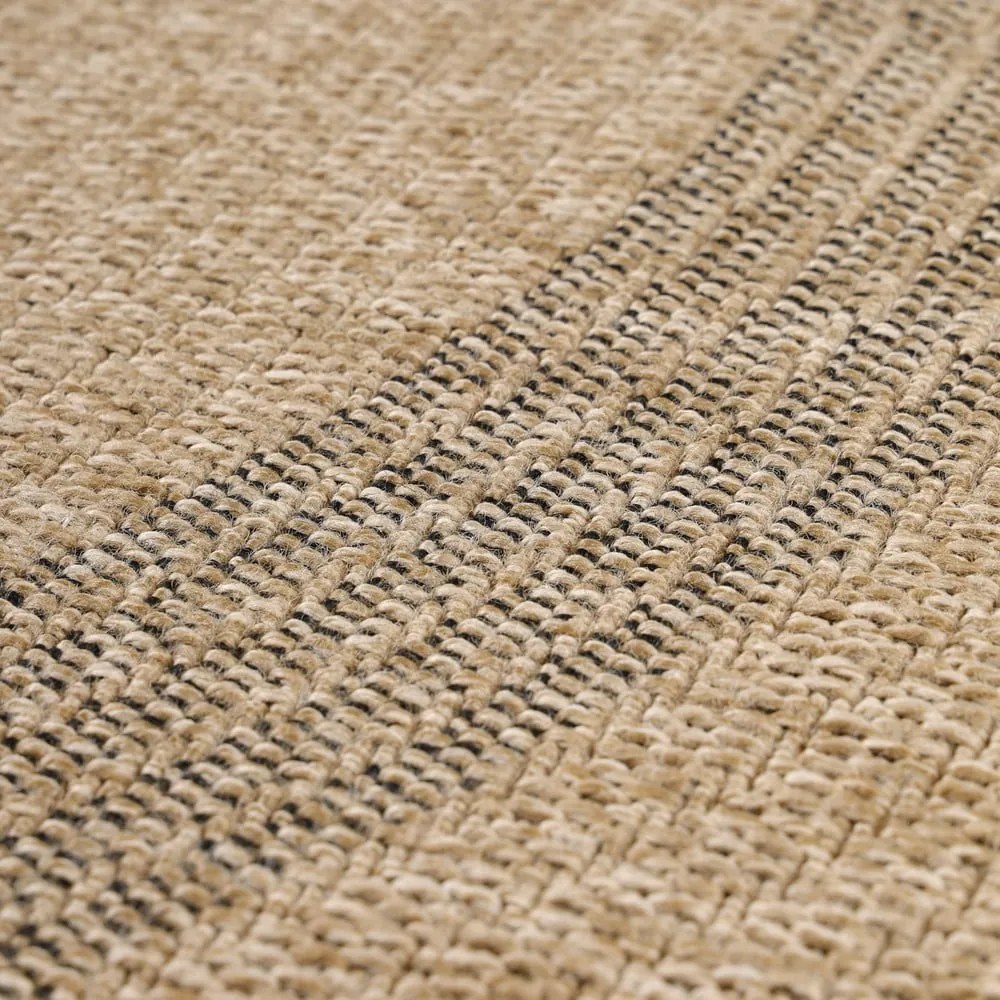 Covor de exterior negru/bej rotund ø 80 cm Comilla – Ayyildiz Carpets
