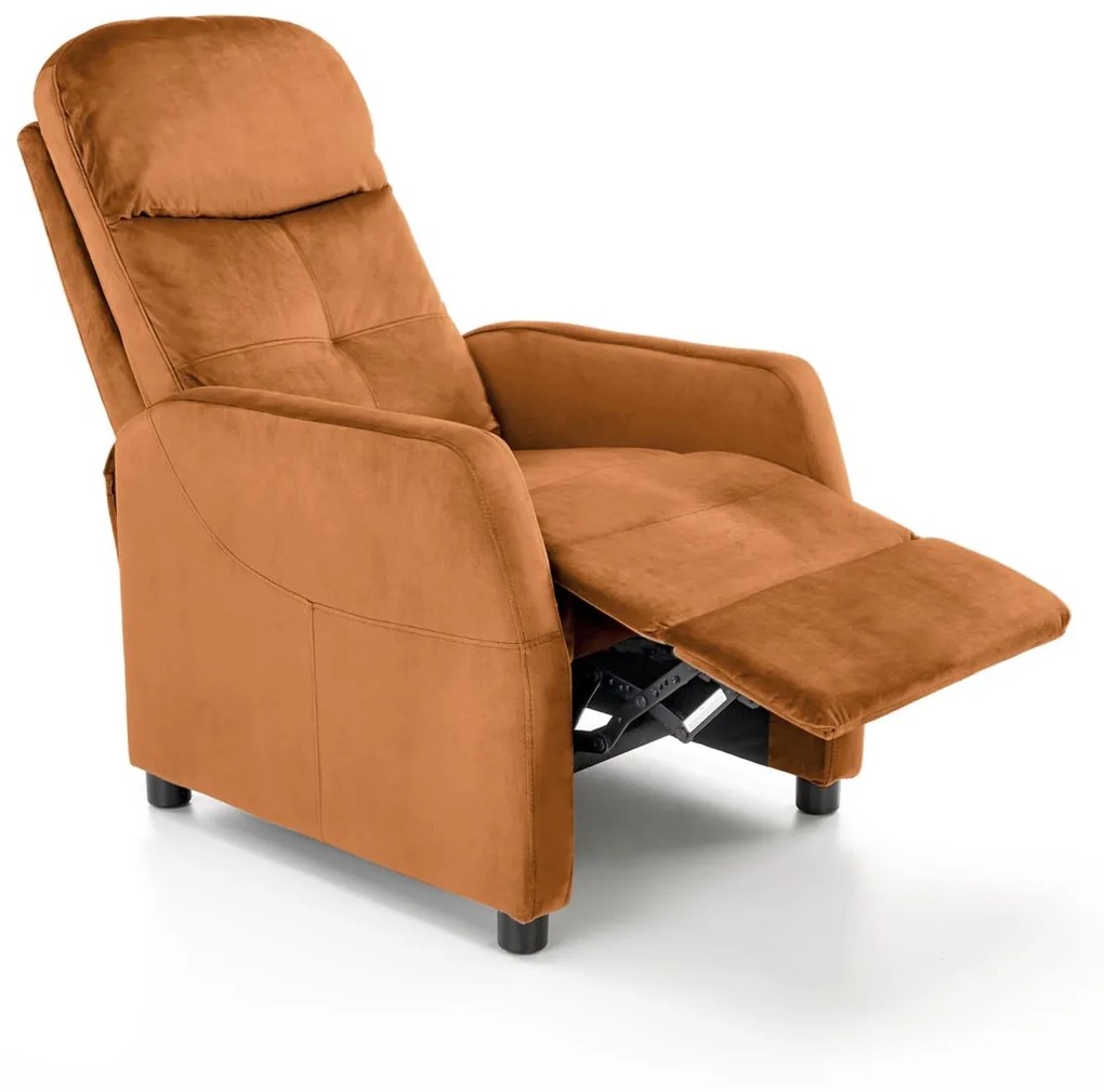 Fotoliu recliner Felipe 2 velvet cinnamon H103 cm
