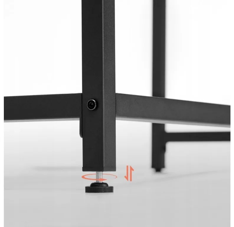 Set pentru birou masa de birou TAYLOR 80x50 cm stejar sonoma + scaun de birou AVOLA VELVET albastru regal