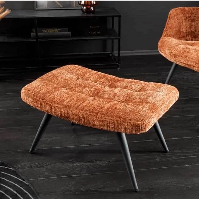 Taburete, suport pentru picioare SCANDINAVIA maro rustic