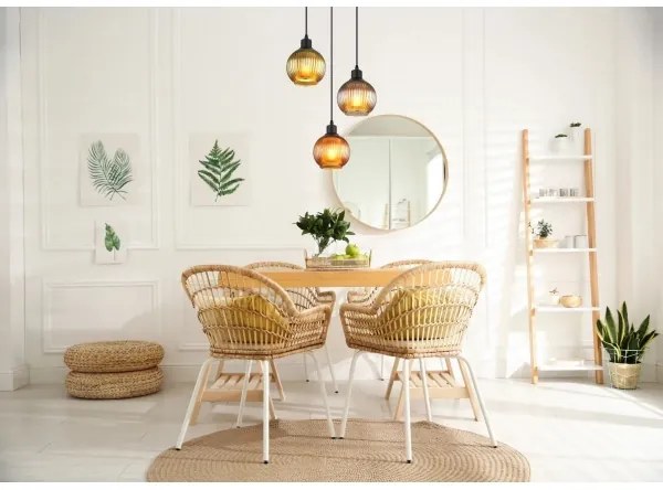 Lustră pe cablu Globo 15638-3 ZUMBA 3xE27/25W/230V