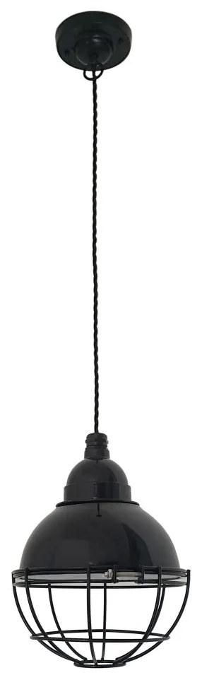 Pendul design industrial Claire negru 62802