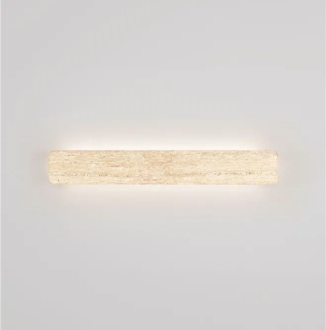 Aplica de perete LED din travertin natural ALYSSA