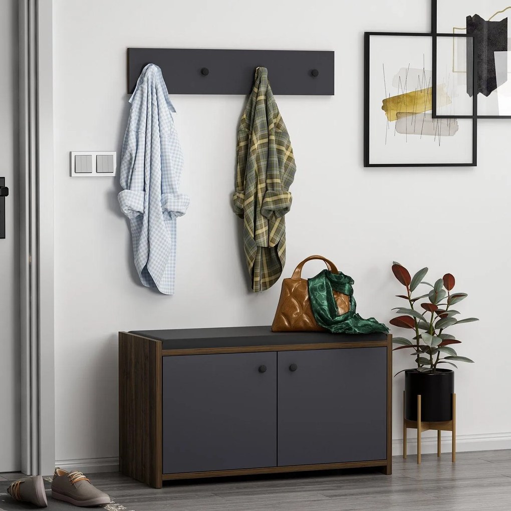 PANTOFAR Zen Shoe Cabinet, Alb, 35x45x80 cm
