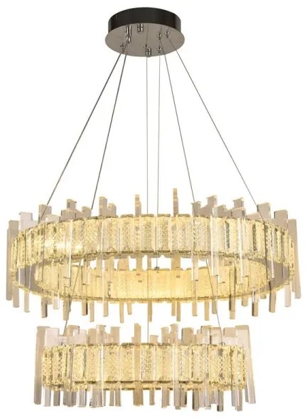 Lustră LED dimabilă pe cablu LED/65W/230V 3000-6500K + telecomandă