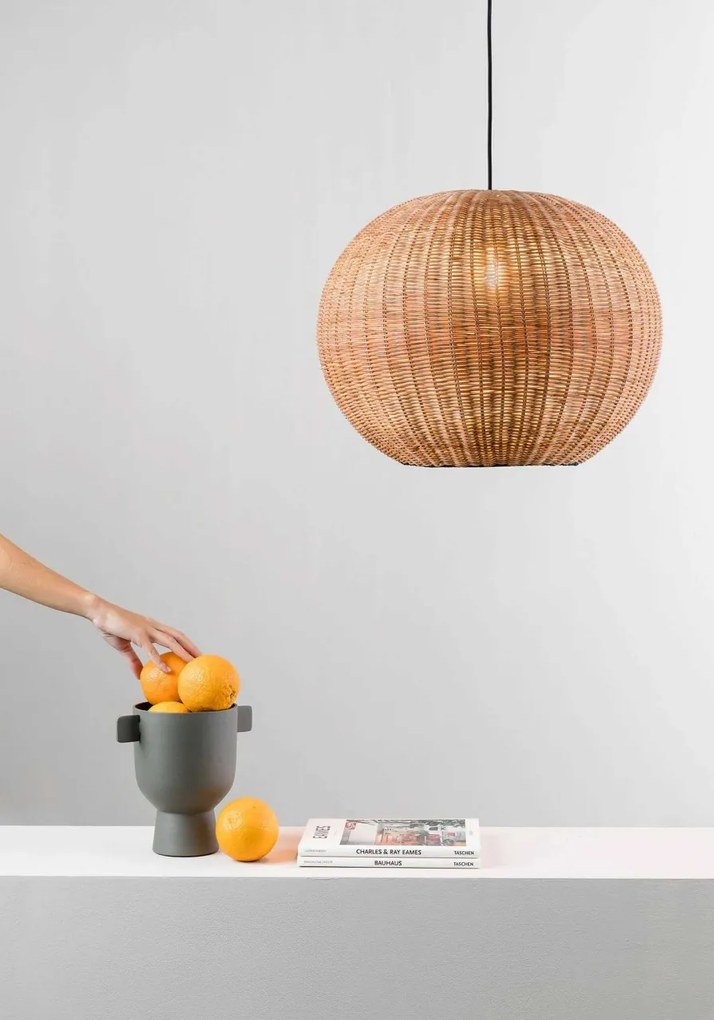 Lustra / Pendul suspendat design natural din ratan HAKA 53cm