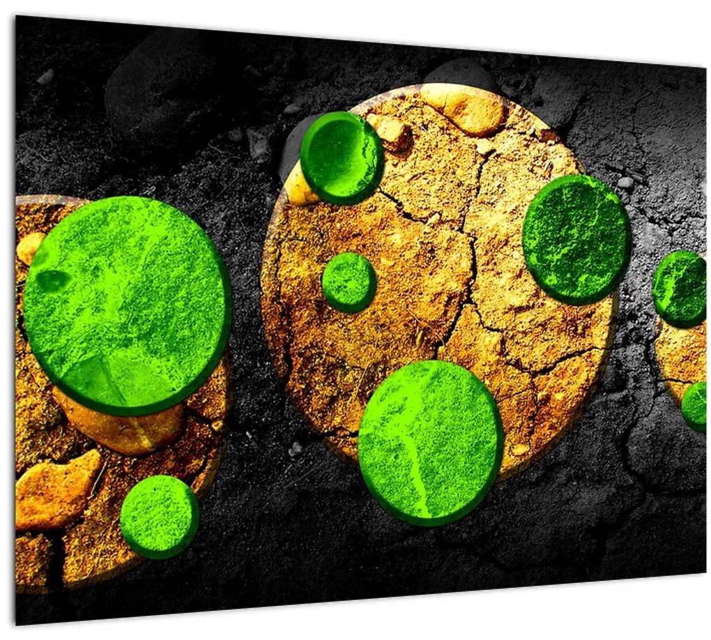 Tablou abstract - Bilă (70x50 cm)