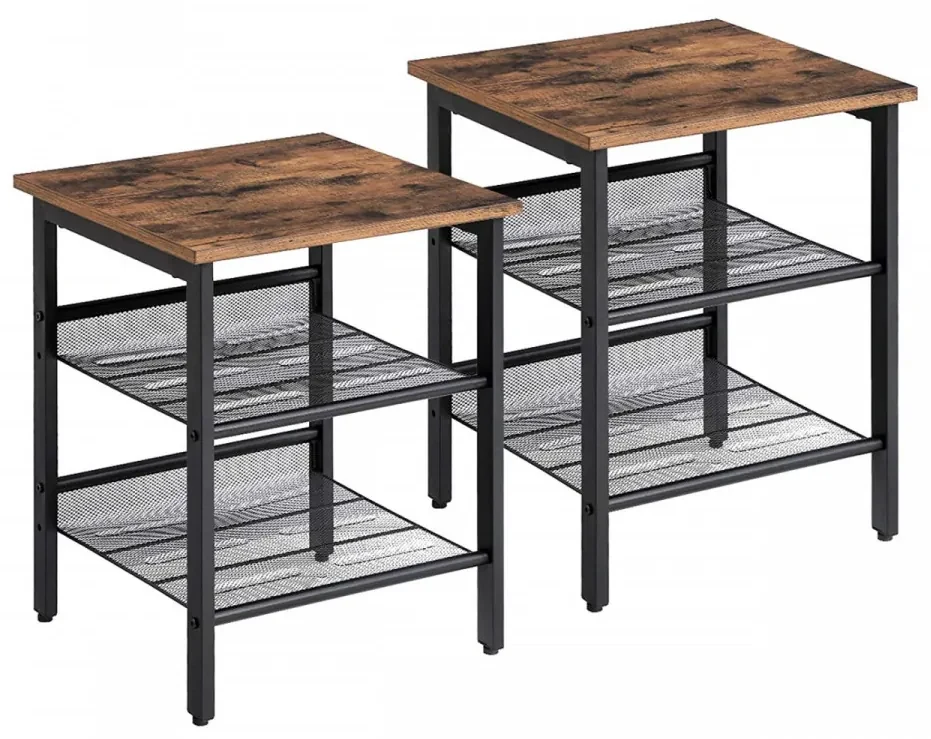 Set 2 Noptiere, Maro Rustic, LET24X